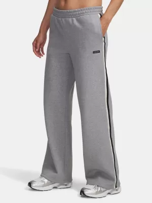 Ženske sportske hlače UNDER ARMOUR ICON HWT FLC PUDDLE PANT 6004851-011 SIVA