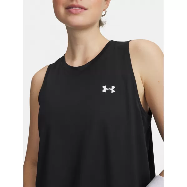  Ženska majica bez rukava UNDER ARMOUR TECH TANK SOLID 1383655-001 CRNA 