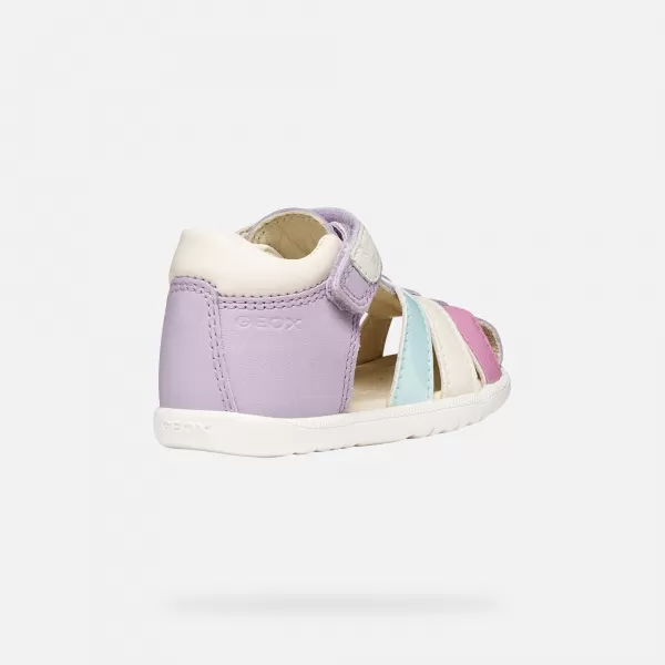  Prvi koraci djevojke GEOX SANDAL MACCHIA B254WB08502C8888 LJUBIČASTA 
