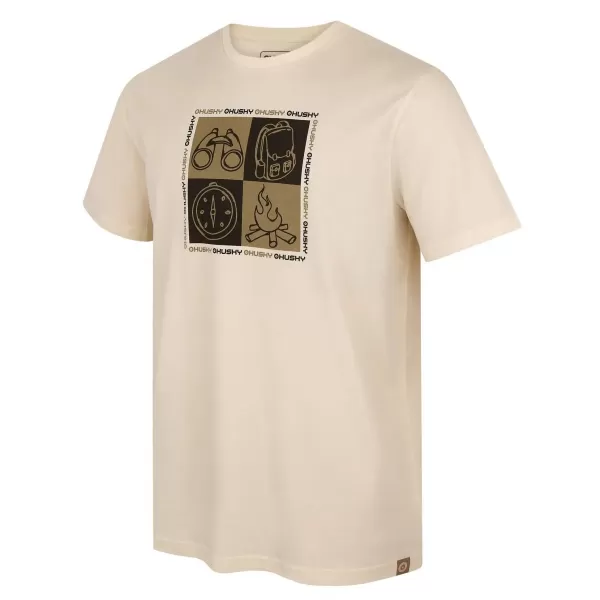  Muška majica kratkih rukava HUSKY TEE SQUARE M BEŽ 