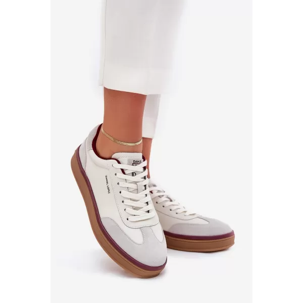  Ženske tenisice LOPEZ JUST DARE SS2D4008 WHITE/GREY Daniel Lopez Just Dare 