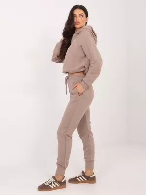 Ženski komplet BASIC FEEL GOOD RV-KMPL-5757.68 TAMNO BEŽ