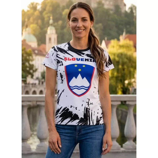  Ženska premium majica ALTISPORT VOJ/ALW036SI/TR01 APSTRAKCIJA 