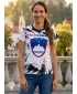 Ženska premium majica ALTISPORT VOJ/ALW036SI/TR01 APSTRAKCIJA