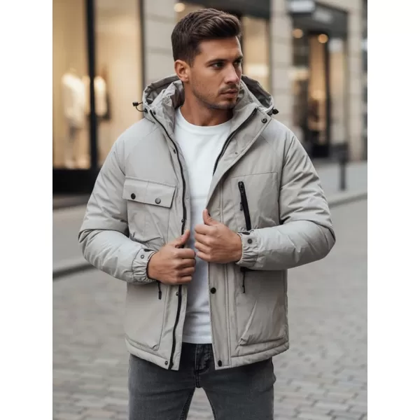  Muška jakna DSTREET TX5107 BIJELA 