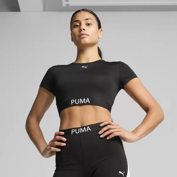  Ženska majica kratkih rukava PUMA W STRONG TEE - SHORT 526805-01 PUMA CRNA 