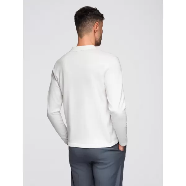  Muški pulover OMBRE OM-POLS-0140 BIJELA 