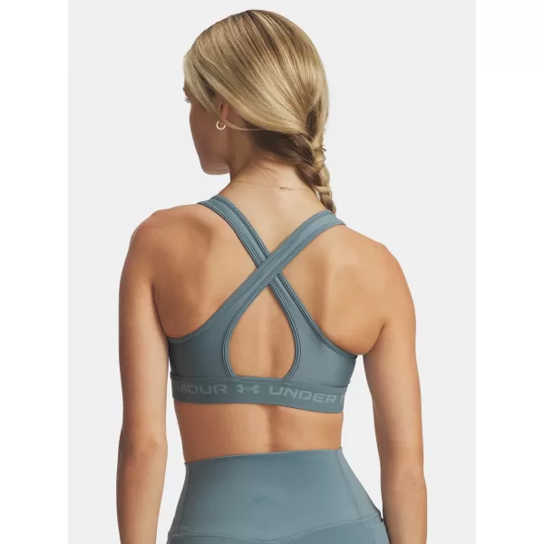  Ženski grudnjak UNDER ARMOUR CROSSBACK MID BRA 1361034-587 PLAVA 