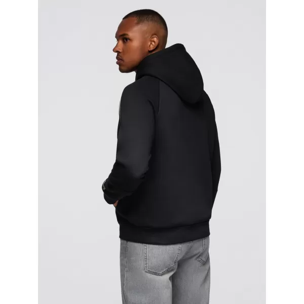  Muški sweatshirt OMBRE OM-SSNZ-0250 CRNA 