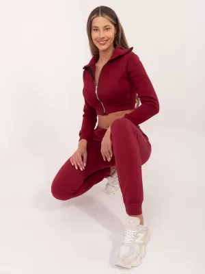 Ženske trenirke BASIC FEEL GOOD RV-DR-5040.04X TAMNOCRVENA