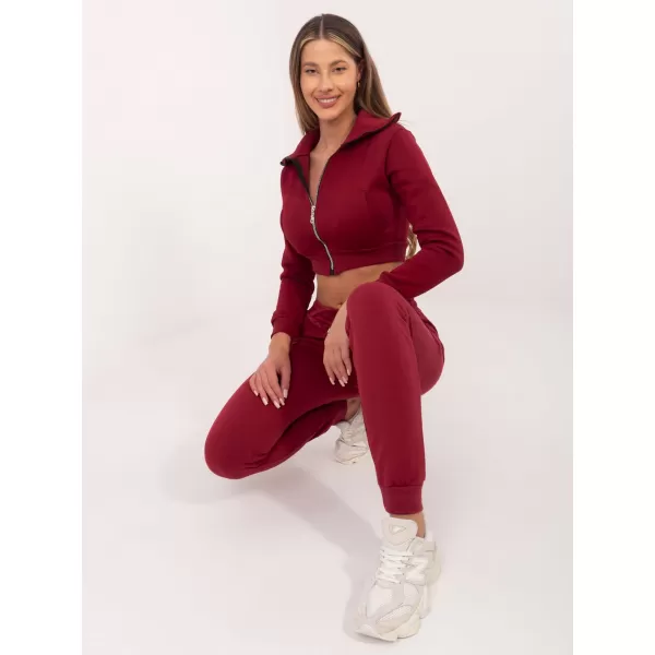  Ženske trenirke BASIC FEEL GOOD RV-DR-5040.04X TAMNOCRVENA 
