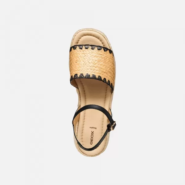  Ženske cipele na wedge GEOX ALEMERIA G012882 CRNA 