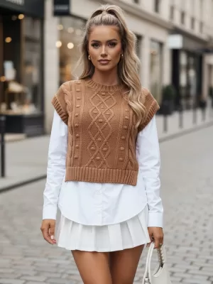 Ženski pulover DSTREET MY2216 SMEĐA