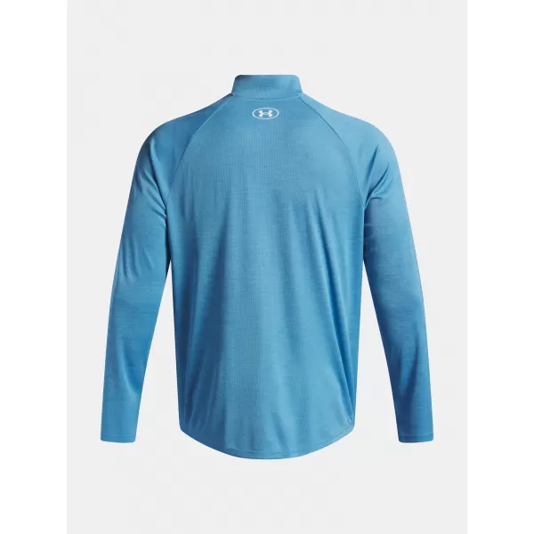  Muška majica kratkih rukava UNDER ARMOUR UA TECH TEXTURED 1/2 ZIP 1382797-453 PLAVA 