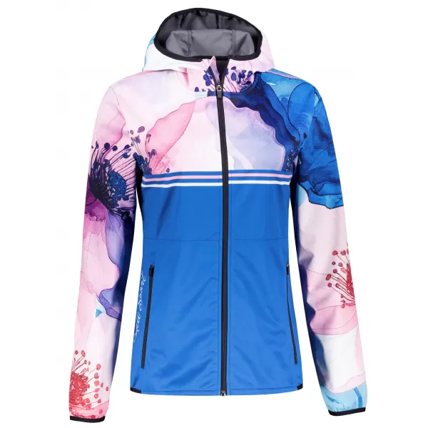  Ženska vrhunska softshell jakna ALTISPORT VOJ/ALW117JACK01 PLAVA/RUŽIČASTA 