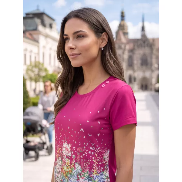  Ženska majica kratkih rukava ALTISPORT HELINA CRVENA 