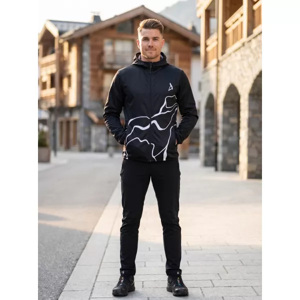  Muška vrhunska softshell jakna ALTISPORT VOJ/ALM073JACK01 CRNA 