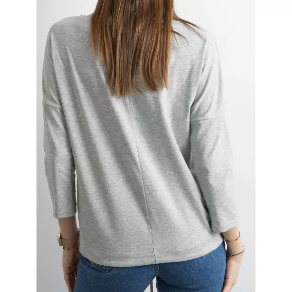  Ženska bluza BASIC FEEL GOOD RV-BZ-4691.42P SIVA 
