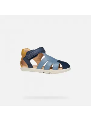 Sandale za dječake GEOX SANDAL STEPPIEUP B656PC000CLC0916 PLAVA