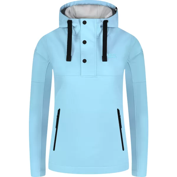  Ženska softshell jakna NORDBLANC SHOAL NBSSL8341 SVIJETLOPLAVA 