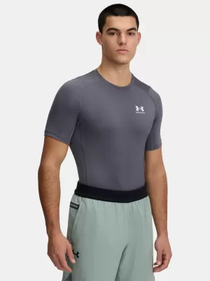Muška majica kratkih rukava UNDER ARMOUR HG ARMOUR COMP SS 1361518-025 SIVA