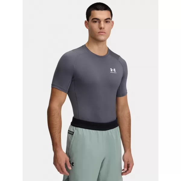  Muška majica kratkih rukava UNDER ARMOUR HG ARMOUR COMP SS 1361518-025 SIVA 