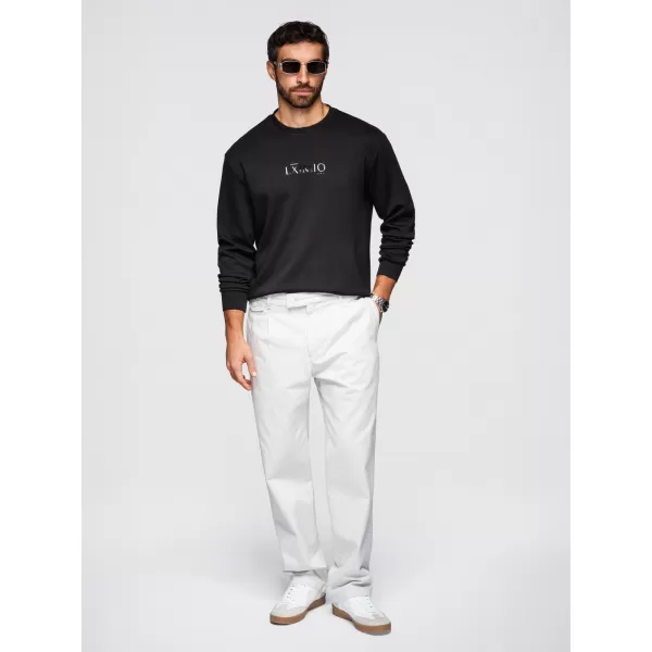  Muški sweatshirt OMBRE OM-SNBC-0199 CRNA 