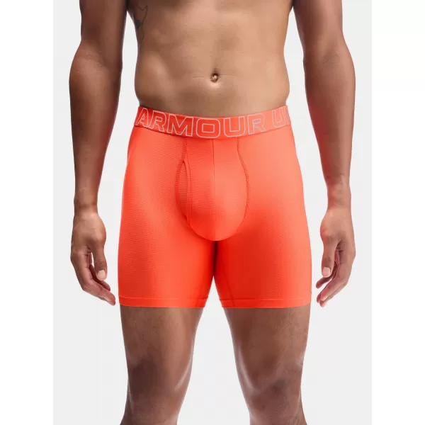  Muške bokserice UNDER ARMOUR UA PERFORMANCE TECH MESH - SOLID 6IN - 1383884-690 CRVENA 