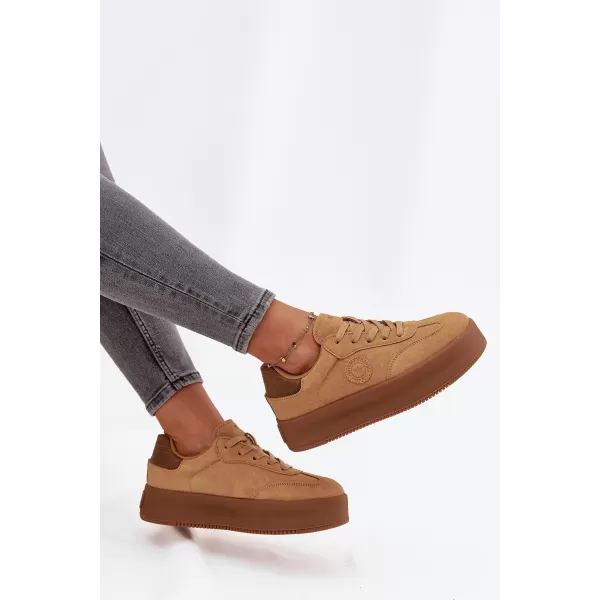  Ženske tenisice BIG STAR SS274762 BROWN/BEIGE Big Star Shoes 