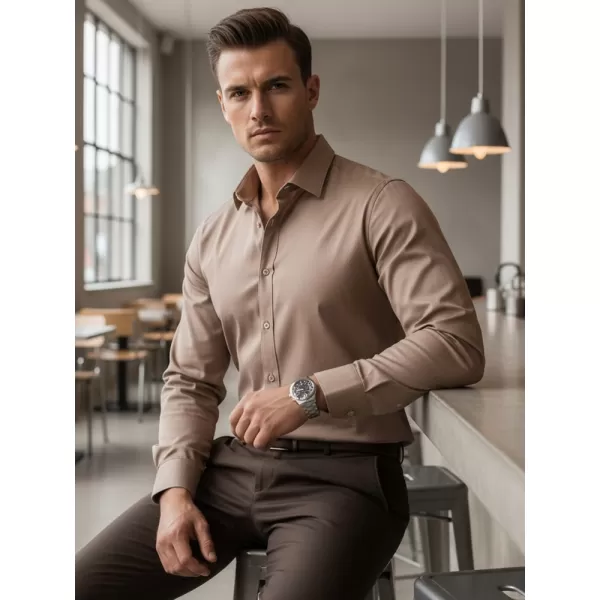  Muška košulja DSTREET DX2686 BEŽ 
