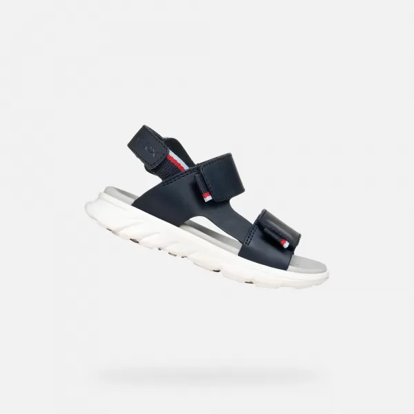  Sandale za dječake GEOX SANDAL AIRADYUM J55F1B0009BC0735 TAMNOPLAVA 