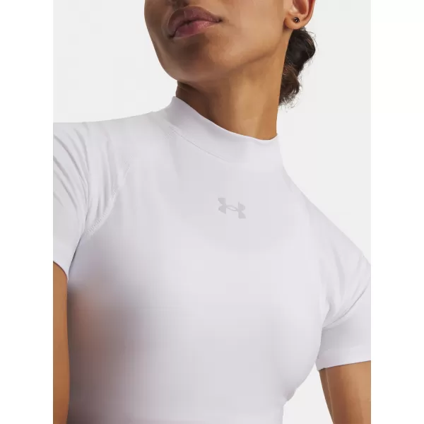  Ženska majica kratkih rukava HEATGEAR CROP MOCK SS 6010006-100 BIJELA Under Armour 