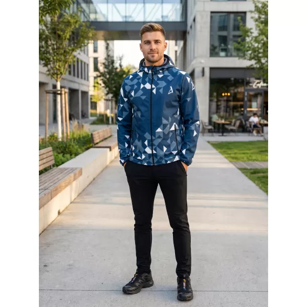  Muška vrhunska softshell jakna ALTISPORT VOJ/ALM108JACK01 TAMNOPLAVA/BIJELA 