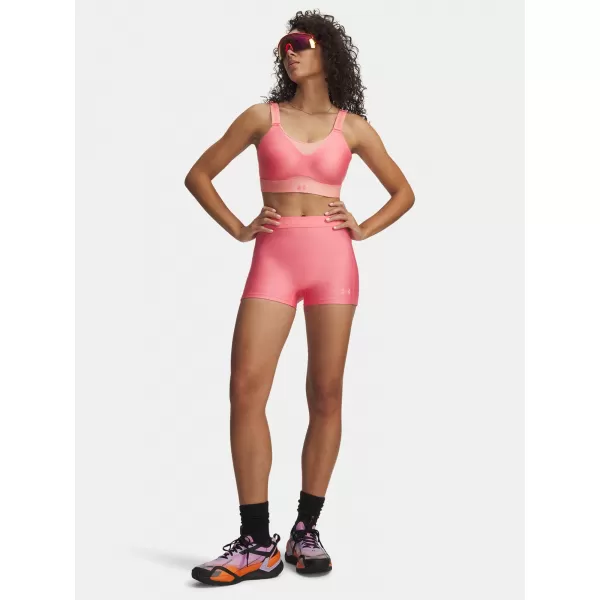  Ženske kratke hlače UNDER ARMOUR HEATGEAR SHORTY 6010725-600 RUŽIČASTA 