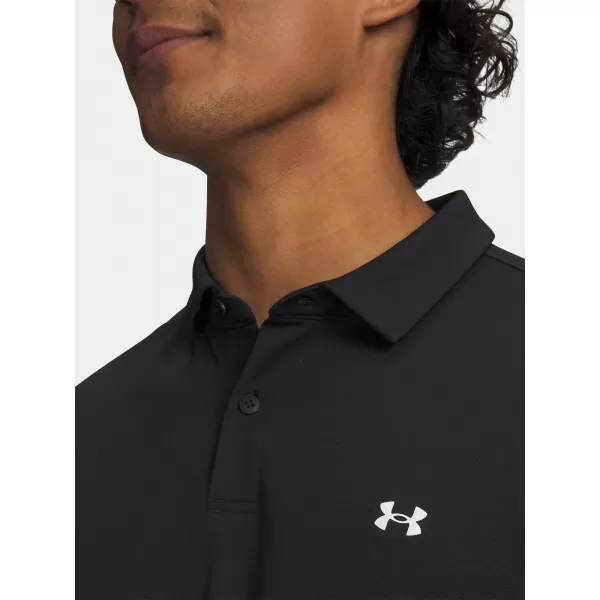  Muška majica kratkih rukava UNDER ARMOUR T2G PIQUE POLO 6012303-001 CRNA 