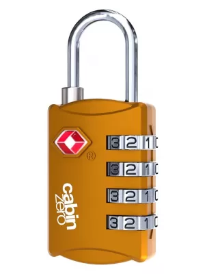 brava CABINZERO TSA Travel Lock NARANČASTA HLADNOĆA