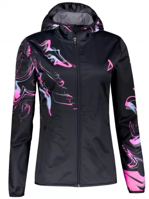 Ženska vrhunska softshell jakna ALTISPORT VOJ/ALW064JACK01 CRNO RUŽIČASTA