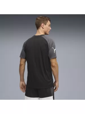 Funkcionalna muška majica PUMA INDIVIDUALLIGA GRAPH JERSEY 660578_03 PUMA CRNA/PUMA BIJELA