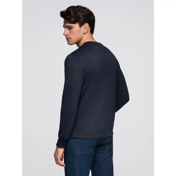  Muški sweatshirt OMBRE B1711 TAMNOPLAVA 