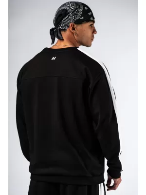 Hoodie opuštenog kroja POWER 903 BLACK Nebbia