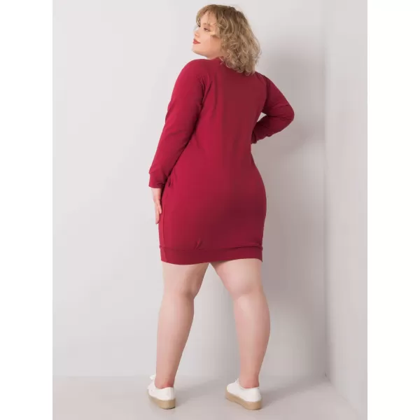  Haljina BASIC FEEL GOOD RV-SK-6296.99 TAMNOCRVENA 