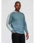 Muški sweatshirt OMBRE OM-SSNZ-0200 IZBIJELJENI TIRKIZ