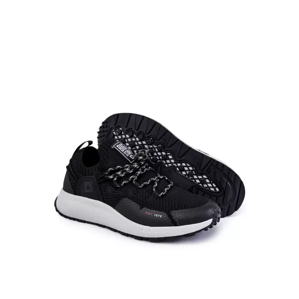  Muške cipele BIG STAR KK174015 BLACK Big Star Shoes 