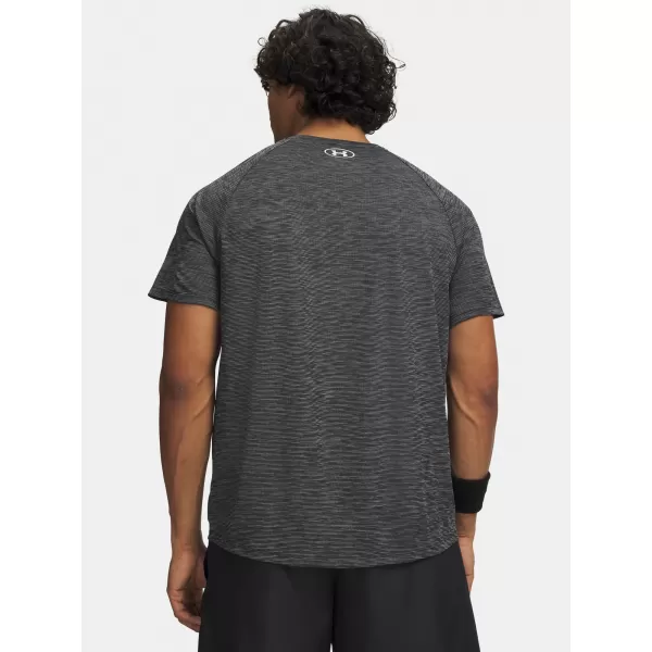  Muška majica kratkih rukava UNDER ARMOUR TECH TEXTURED SS 1382796-001 CRNA 