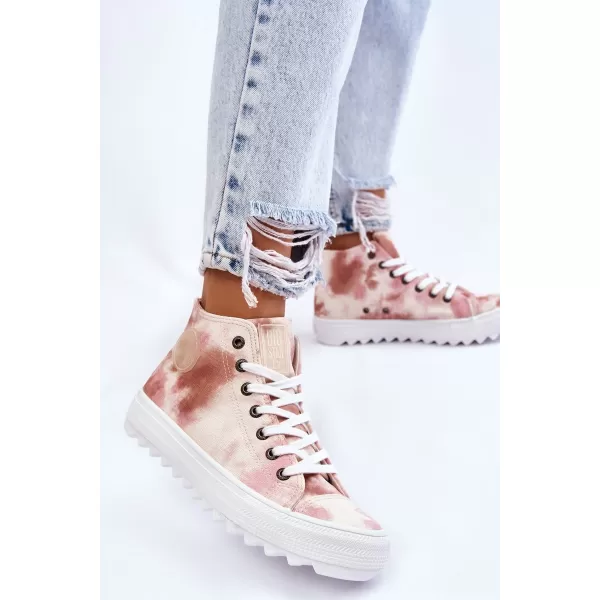  Ženske tenisice BIG STAR LL274048 BEIGE/NUDE Big Star Shoes 