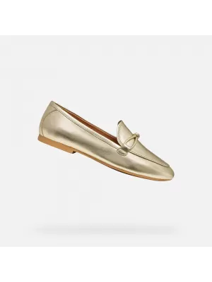 Ženske mokasine GEOX NEW PALMARIA G012922 ZLATNI