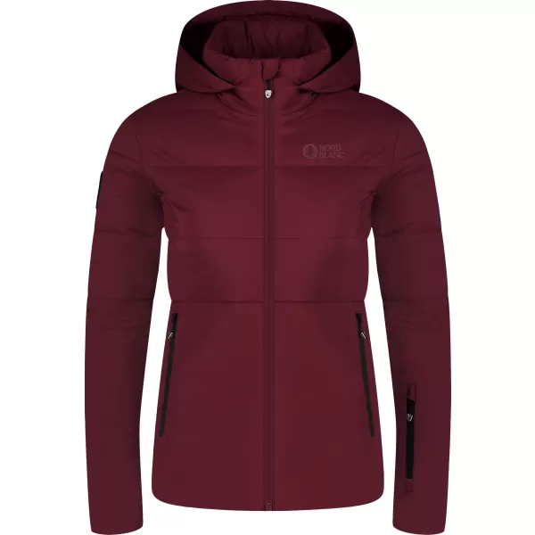  Ženska zimska jakna NORDBLANC KNOLL NBWJL8272 TAMNOCRVENA 