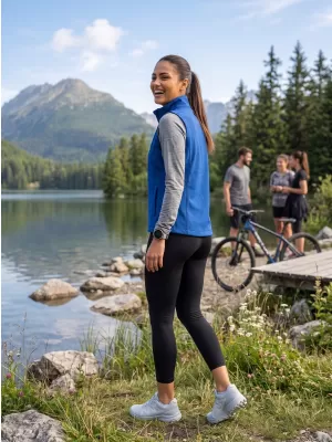 Ženski softshell prsluk ALTISPORT NoPrint NP/ALW965 KRALJEVSKO PLAVA