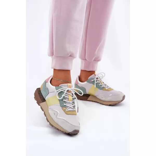  Ženske cipele BIG STAR RR274244 YELLOW/GREY Big Star Shoes 
