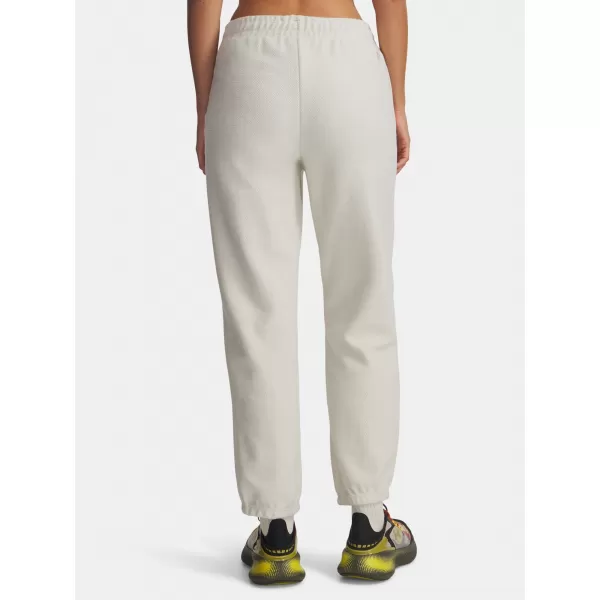  Ženske trenirke UNDER ARMOUR ICON TERRY VARSITY JOGGER 6004858-110 BIJELA 